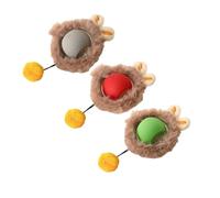 Sizoriruk 3PCS Interactive Cat Toys Fast Rolling Cat Hunting Toys for Cats Chew- Self-Moving Activate