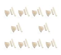 Sizoriruk 60 Bridge Pins + Saddle + Bridge Saddle Bone/Bone Acoustic Guitar White