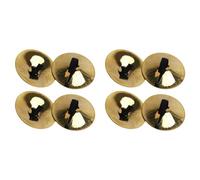Sizoriruk 8 Pieces Copper Finger Cymbals, Small Finger Cymbals for Belly Dancing, Music Equipment Finger Cymbals