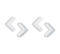 Sizoriruk Baby Soft Silicone Shelves Desk Cupboard Corner Protector 4 Pcs