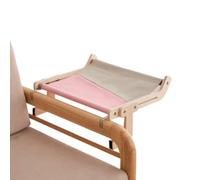 Sizoriruk Cat Hammock Universal Cat Hammock for All Seasons Cat Hanging Bed Cat Hanging Bed Convenient Fixing Bracket Gray Pink