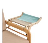Sizoriruk Cat Hammock Universal Cat Hammock for All Seasons Cat Hanging Bed Cat Hanging Bed Convenient Fixing Bracket Gray Blue