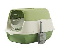 Sizoriruk Fully Enclosed Cat Litter Box Splash-Proof Cat Potty Breathable Removable Kitten Toilet Cat Accessories