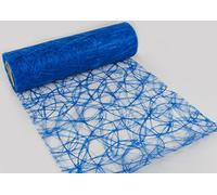 Sizoweb Table Runner 25 Metre Roll for Decoration for Various Occasions such as Easter, Christmas, Weddings or Christenings (Colour: Medium Blue, Dimensions: 30 cm x 25 m, Very Durable, Washable)