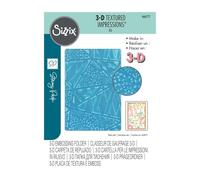 Sizzix 3-D Embossing Folder, Fragmented Floral by Stacey Park