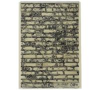 Sizzix 3-D Texture Fades Embossing Folder 664259, Brickwork by Tim Holtz, Paper, Multicolour, One Size