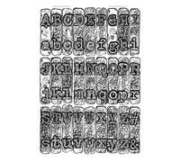 Sizzix 3-D Texture Fades Embossing Folder 664760 Typewriter by Tim Holtz One Size, Multicolour. Personalize and Customize Your Projects with Typewriter by Tim Holtz!