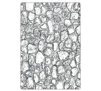 Sizzix 3-D Texture Fades Embossing Folder Cobblestone Large/A5 by Tim Holtz