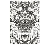 Sizzix 3-D Texture Fades Embossing Folder Damask by Tim Holtz, 665733, Multicolor, One Size