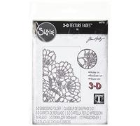 Sizzix 3-D Texture Fades Embossing Folder Doily by Tim Holtz, 665735, Multicolor, One Size