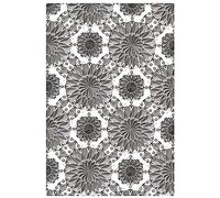 Sizzix 3-D Texture Fades Embossing Folder Mini Kaleidoscope by Tim Holtz | 665636 | Dimensional Embossing for Cardmaking, Home Décor, Journaling, Scrapbooking & More
