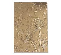 Sizzix 3-D Textured Impressions Embossing Folder Dandelion Wish by Kath Breen, 665001, Multicolor