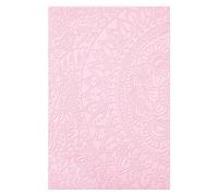 Sizzix 3-D Textured Impressions Embossing Folder Half Mandala by Jess Scott, 665597, Multicolor, One Size