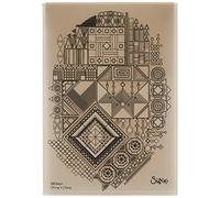 Sizzix 3-D Textured Impressions Embossing Folder Interface by Georgie Evans, 664506, Multicolour, One Size