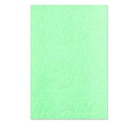Sizzix 3-D Textured Impressions Embossing Folder Leaf Pattern, 665357, Multicolor, One Size