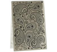 Sizzix 3-D Textured Impressions Embossing Folder Paisley by Georgie Evans, 664796, Multicolor, One Size