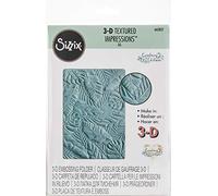 Sizzix 3-D Textured Impressions Embossing Folder Tropical Leaves by Courtney Chilson, 662827, PP Plastic, Multicolored