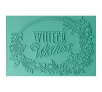 Sizzix 3-D Textured Impressions Embossing Folder Winter Wishes by Jen Long