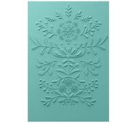 Sizzix 3-D Textured Impressions Embossing Folder Yuletide by Catherine Pooler, Grey