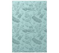 Sizzix 3D Textured Impressions A5 Embossing Folder Pines by 49 and Market, Grey