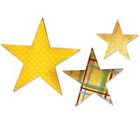 Sizzix 656339 Bigz Die Stars, 8.2cm x 8.2cm - 4.4cm x 4.4cm