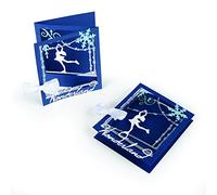 Sizzix 661558 Thinlits Die Set, Tri-fold Card, Ice Skater by Lindsey Serata