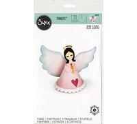 Sizzix 663170 Thinlits Die Set Angel, 3-D by Jen Long (9-Pack), Paper, Multicoloured
