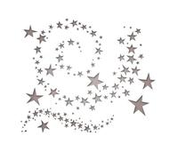 Sizzix 9 x Thinlits Die Swirling Stars - Multicolour, One Size