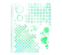 Sizzix A4 Stencil, Artful Layers by 49 & Market, 1 Stencil, G