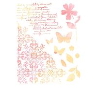 Sizzix A4 Stencil, Petal Play by 49 & Market, 1 Stencil, G