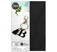 Sizzix 8 1/4-inch x 11 3/4-inch Surfacez Shrink Plastic - Gloss Black, Black