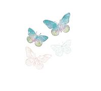 Sizzix A5 Clear Stamps & Framelits Dies - Painted Pencil Butterflies by 49 and Market