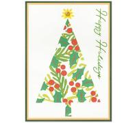 Sizzix A6 Layered Stencils Cosmopolitan Christmas, Happy Holidays by Stacey Park, Multicolor, One Size