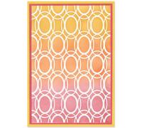 Sizzix A6 Stencil Cosmopolitan, Golden Rings #2 by Stacey Park