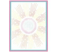 Sizzix A6 Stencil Cosmopolitan, Shine Bright #2 by Stacey Park, Multicolor, One Size