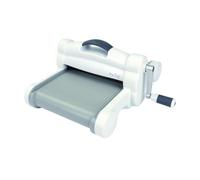 Sizzix Big Shot Plus - Versatile Die Cutting, A4-Sized Opening, Sleek White & Grey, Portable Roller Design - Machine Only (White & Gray)