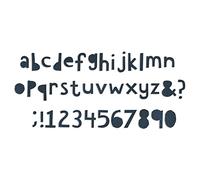 Sizzix Bigz Alphabet Die Cutout Lower by Tim Holtz, Wood/Steel/Plastic, Multi-Colour, 37.6 x 15.3 x 2 cm