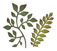 Sizzix Bigz Die 659436, Garden Greens by Tim Holtz, One Size, Paper