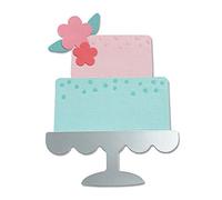 Sizzix Bigz Die 665095 Celebration Cake by Alexis Trimble, Paper Metal Wood, Multicolour, One Size