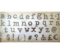 Sizzix Bigz XL Alphabet Die-Typo Lower by Tim Holtz (UK Vers), ABS Plastic/CARB Compliant Wood/Steel-Rule Blade/Long Lasting Ejection Foam, Multi-Colour, 37.5 x 15.2 x 2 cm