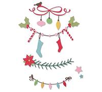 Sizzix Thinlits Die Set 14 Dies - Christmas Borders 664701