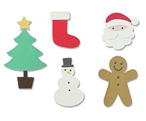 Sizzix Christmas Thinlits Die Set Christmas Shapes