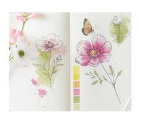 Sizzix Clear Rubber Stamp Set, Cosmo & Butterflies by Willow Wolfe, 10 Stamps