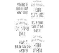 Sizzix Clear Rubber Stamps Set 12PK - Sending a Little Love Set