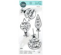 Sizzix Clear Stamps 4PK - Christmas Baubles by Olivia Rose, 665355