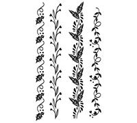 Sizzix Clear Stamps 4PK Organic Borders by Olivia Rose | 665976 | Chapter 3 2022