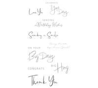 Sizzix™ Clear Stamps Set 14PK - Daily Sentiments #2 by Lisa Jones