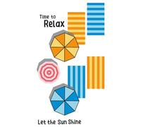 Sizzix™ Clear Stamps Set 16PK - Beach Blankets & Brellas by Catherine Pooler