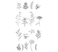 Sizzix™ Clear Stamps Set 17PK - Garden Botanicals by Lisa Jones