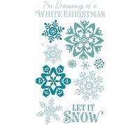 Sizzix Clear Stamps Set White Christmas by Catherine Pooler